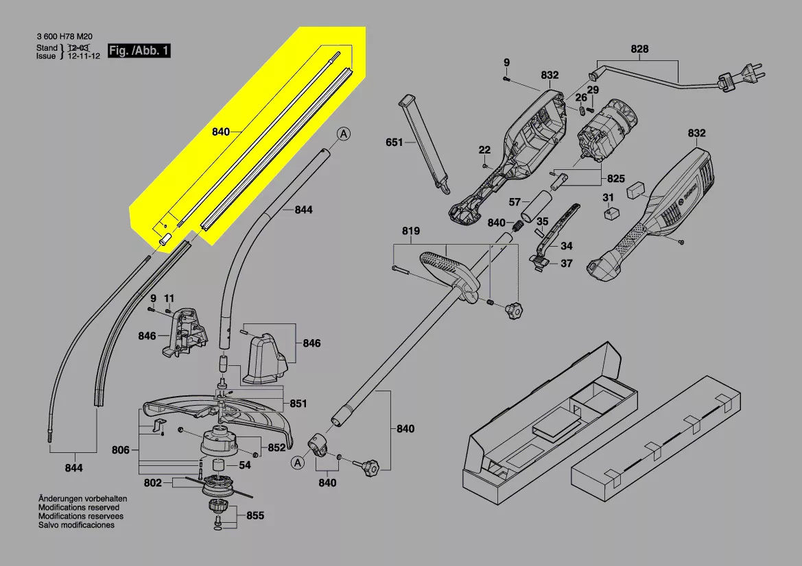arbre transmission réf. F 016 F04 239 Bosch
